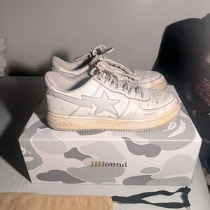 A Bathing Ape Bape Sta JJJJound ‘White’ 
Price Negotiable